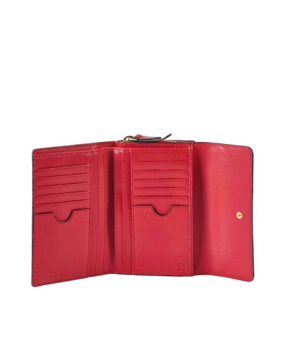 NOVČANIK CLASSIC LADY SLG-303 - L W 12CC+ZIP EXT SCARLET RED Samsonite