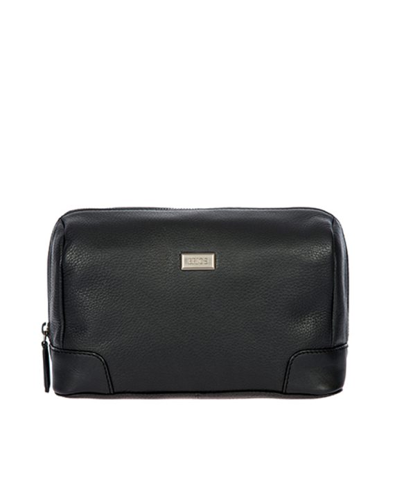 NESESER TORINO TOILETTE BAG LEATHER BLACK Bric's