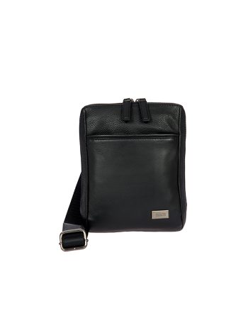 TORBA TORINO SHOULDER BAG M LEATHER BLACK Bric's
