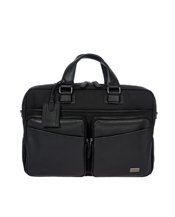 LAPTOP TORBA MONZA BRIEFCASE 2 COMPART BLACK Bric's