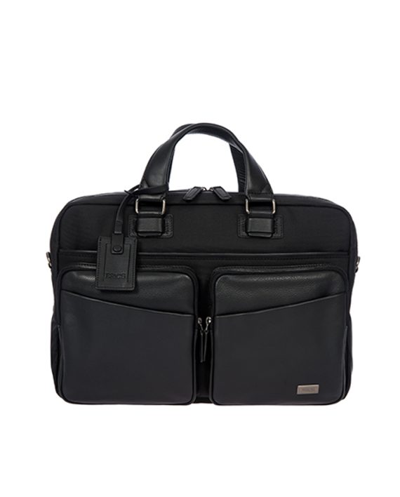 LAPTOP TORBA MONZA BRIEFCASE 2 COMPART BLACK Bric's
