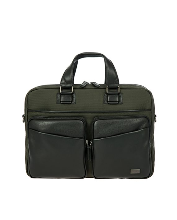 LAPTOP TORBA MONZA BRIEFCASE 1 COMPART GREEN Bric's