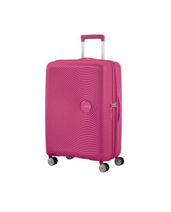 KOFER SOUNDBOX-SPINNER 77/28 TSA EXP MAGENTA PURPLE TROLLEY American Tourister