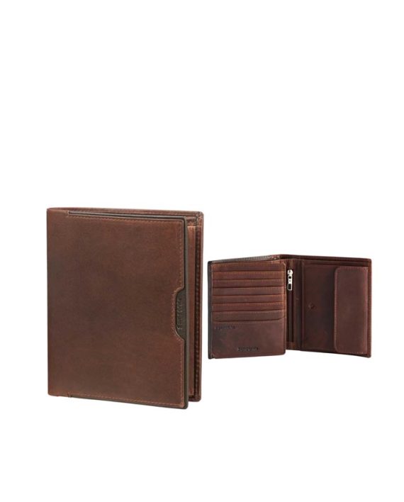 NOVČANIK OLEO SLG-122 - W 11CC+HFL+W+C+Z+2C DARK BROWN Samsonite