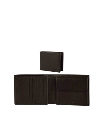 NOVČANIK ATTACK 2 SLG-013 - B 11CC+HFL+C+2C+W EBONY BROWN Samsonite