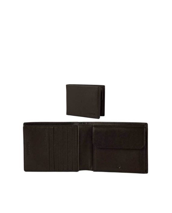 NOVČANIK ATTACK 2 SLG-013 - B 11CC+HFL+C+2C+W EBONY BROWN Samsonite