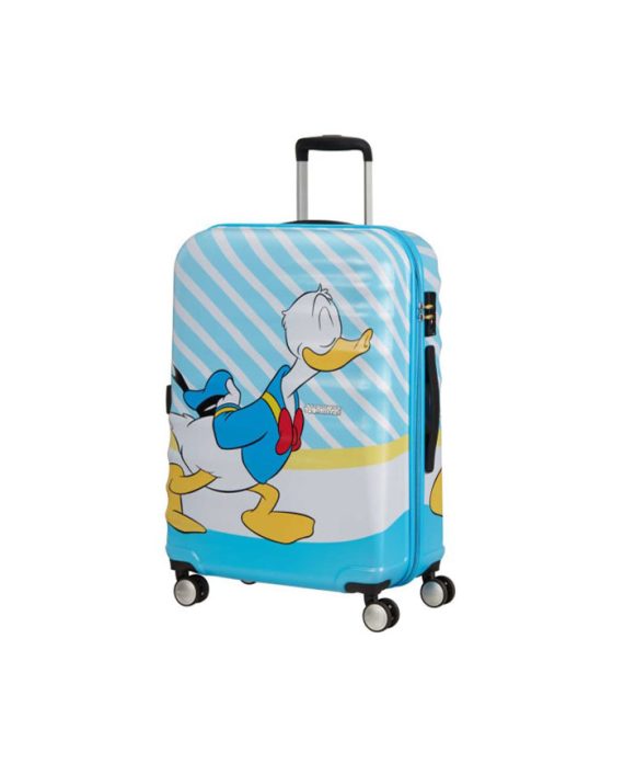 KOFER DUCK WAVEBREAKER DONALD KISS MEDIUM BLUE TROLLEY American Tourister