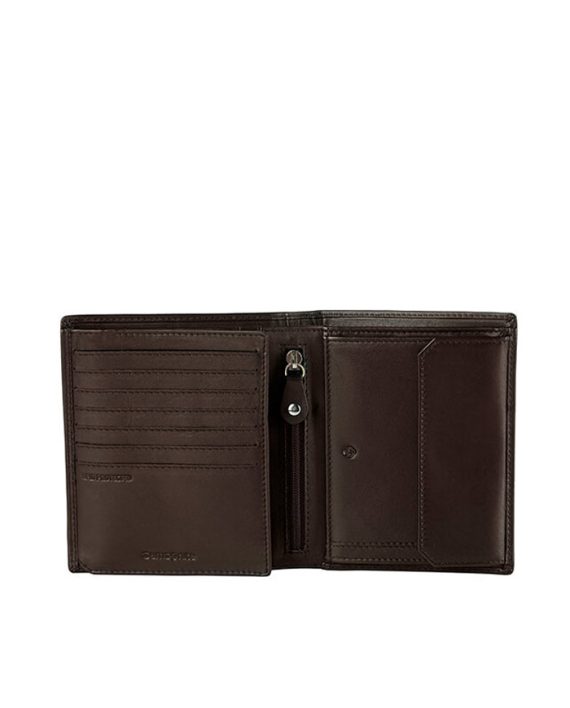 NOVČANIK ATTACK 2 SLG-122 - W 11CC+HFL+W+C+Z+2C EBONY BROWN Samsonite