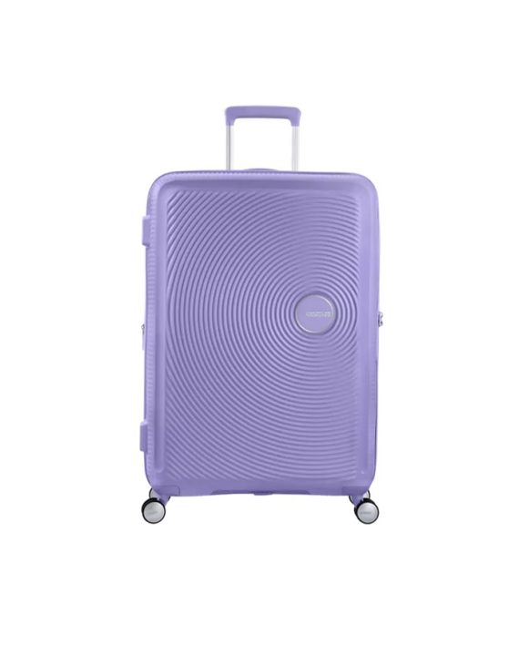 KOFER SOUNDBOX-SPINNER 77/28 TSA EXP LAVANDER PURPLE TROLLEY American Tourister