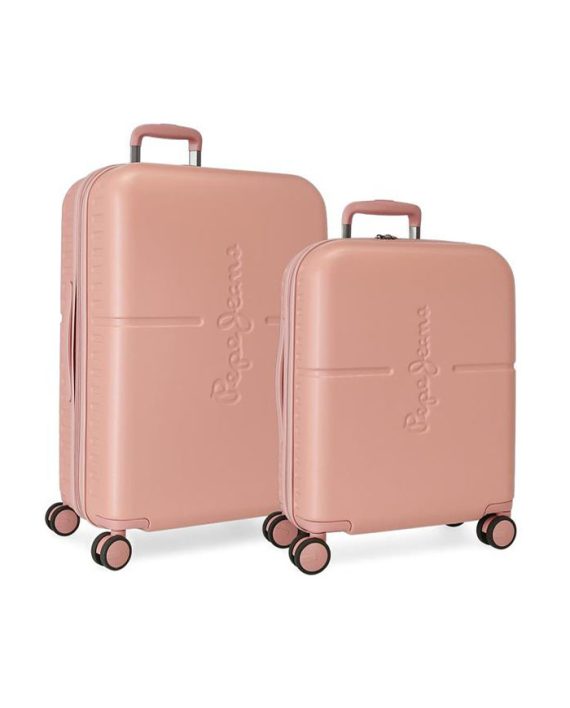 KOFER 2/1 SET HIGHLIGHTS POWDER PINK TROLLEY Pepe Jeans