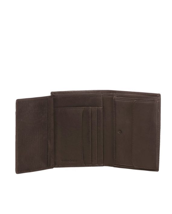 NOVČANIK OLEO SLG-136 - W 6CC+4N+HFL+W+C+2C DARK BROWN Samsonite