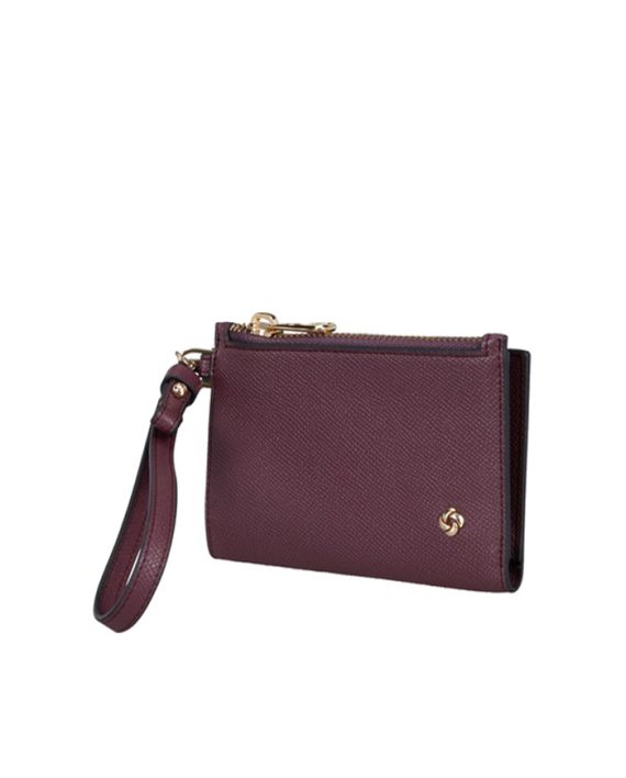 NOVČANIK HOURLY SLG-338 - L W 5CC + 1W + ZC EGGPLANT Samsonite