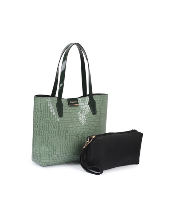 TORBA TOTE BGT BRS001-356 GREEN Bigz Office