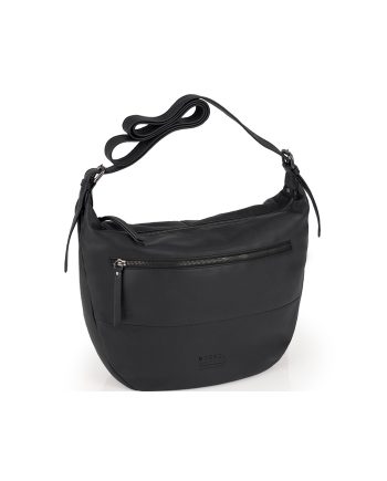 TORBA DHARMA BIG LEATHER BLACK Gabol