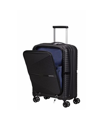 KOFER AIRCONIC-SPINNER 55/20 FRONTL. 15.6" ONYX BLACK TROLLEY American Tourister