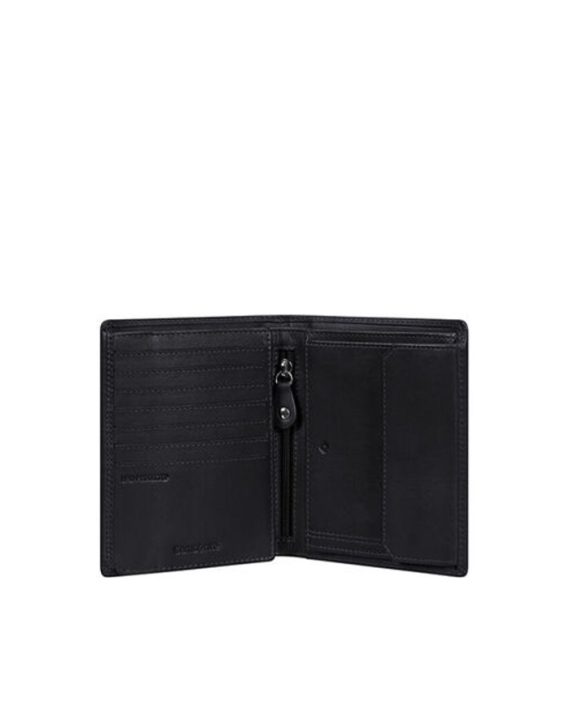 NOVČANIK ATTACK 2 SLG-147 - W 15CC+HFL+C+Z+2C BLACK Samsonite