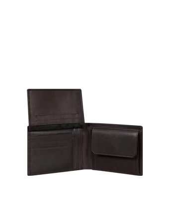 NOVČANIK ATTACK 2 SLG-047 - B 10CC+VFL+C+2C EBONY BROWN  Samsonite