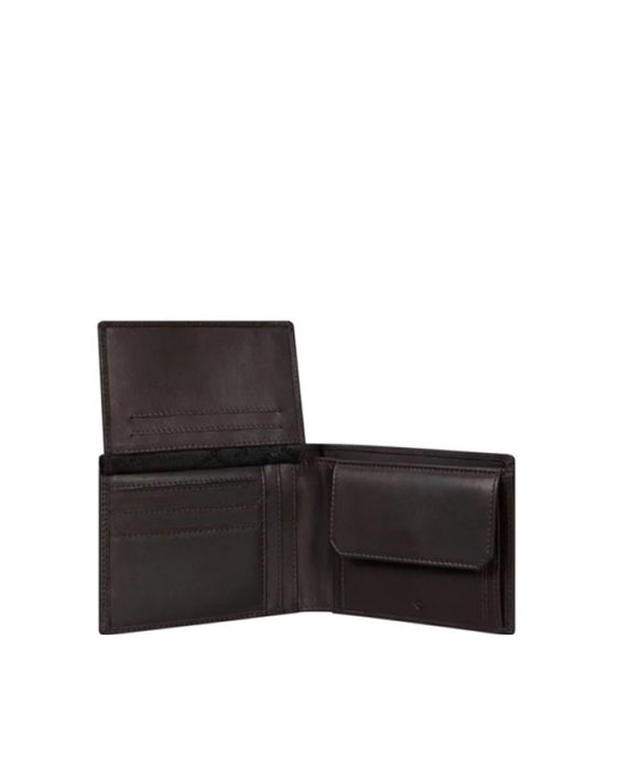 NOVČANIK ATTACK 2 SLG-047 - B 10CC+VFL+C+2C EBONY BROWN  Samsonite