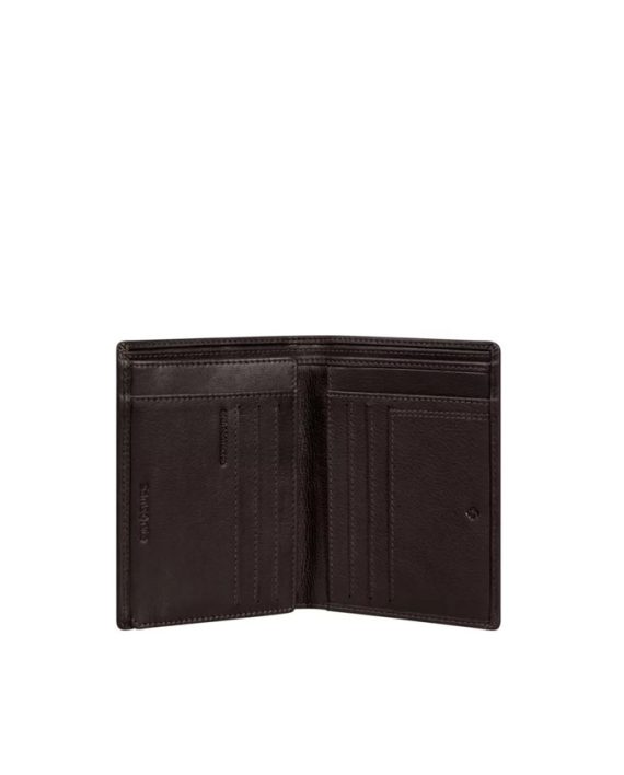 NOVČANIK ATTACK 2 SLG-146 - W 12CC+HFL+2C+W EBONY BROWN  Samsonite