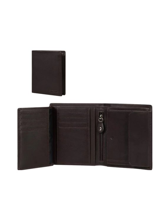 NOVČANIK ATTACK 2 SLG-147 - W 15CC+HFL+C+Z+2C EBONY BROWN  Samsonite