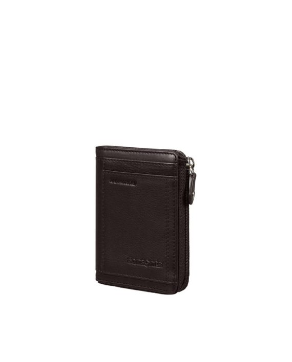 NOVČANIK ATTACK 2 SLG-722 - 8CC H S +2 GUSS ZIP EBONY BROWN  Samsonite