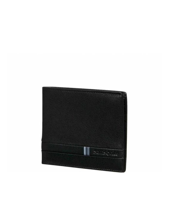 NOVČANIK FLAGGED SLG-046 - B 6CC+VFL+2C+C BLACK Samsonite