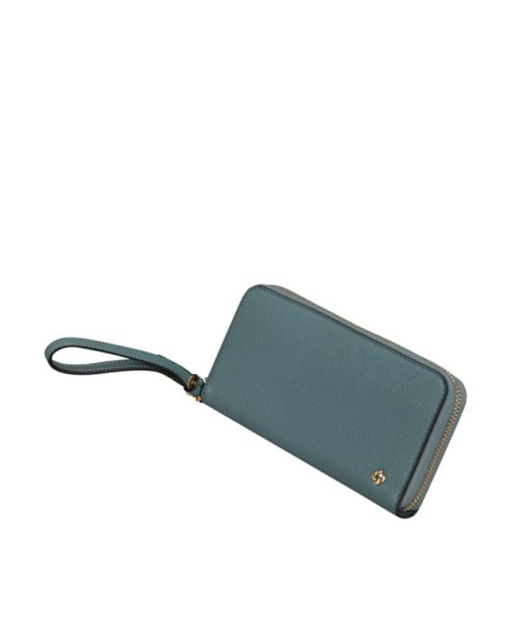 NOVČANIK HOURLY SLG-319 - L ZIP AROUND L PETROL GRAY Samsonite