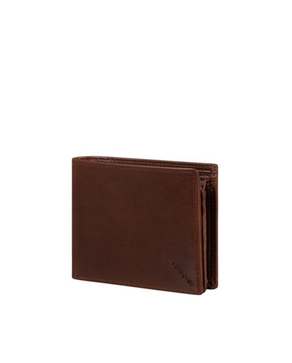 NOVČANIK VEGGY SLG-047 - B 10CC+VFL+C+2C DARK BROWN  Samsonite