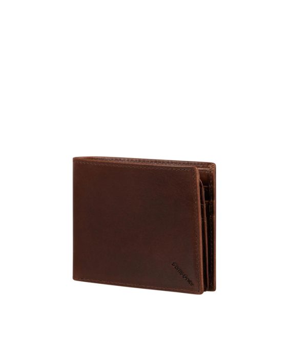 NOVČANIK VEGGY SLG-049 - B S 9CC+VFL+2C+W DARK BROWN  Samsonite