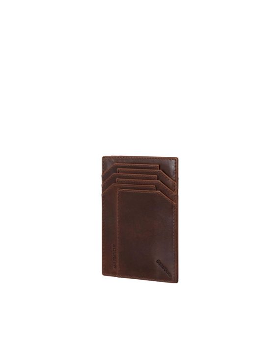 NOVČANIK ETUI ZA KARTICE VEGGY SLG-733 - ALL IN ONE WALLET S DARK BROWN Samsonite