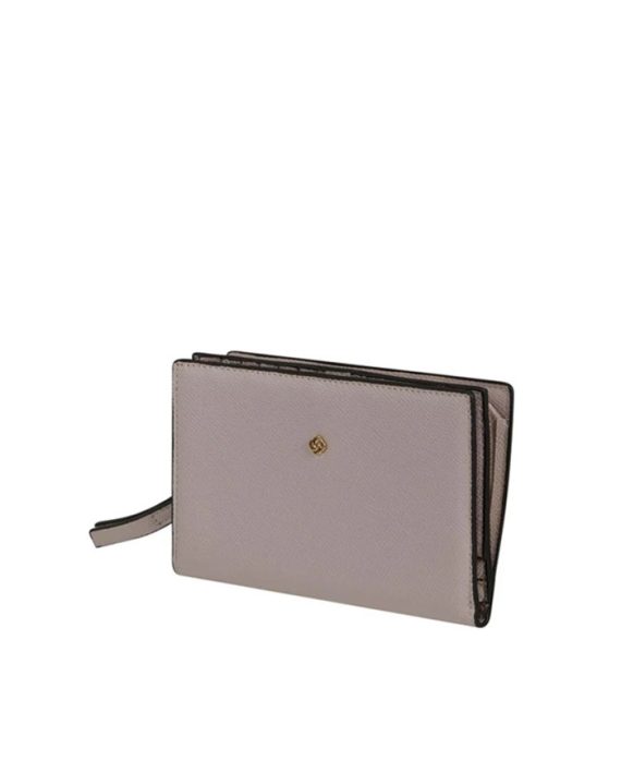 NOVČANIK CHROMATE SLG-340 - W 12CC+ZIP EXT LIGHT TAUPE Samsonite