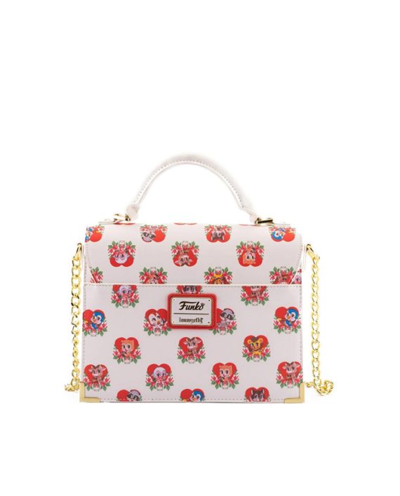 TORBA VILLANOUS VALENTINES CROSSBODY BAG WHITE Loungefly