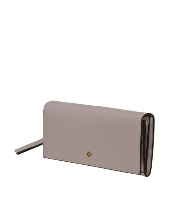 NOVČANIK CHROMATE SLG-342 - L W 10CC+2 ZC LIGHT TAUPE Samsonite