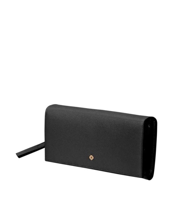 NOVČANIK CHROMATE SLG-342 - L W 10CC+2 ZC BLACK Samsonite