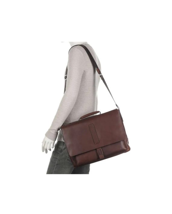LAPTOP TORBA LORETO KREON 14" DARK BROWN Joop!
