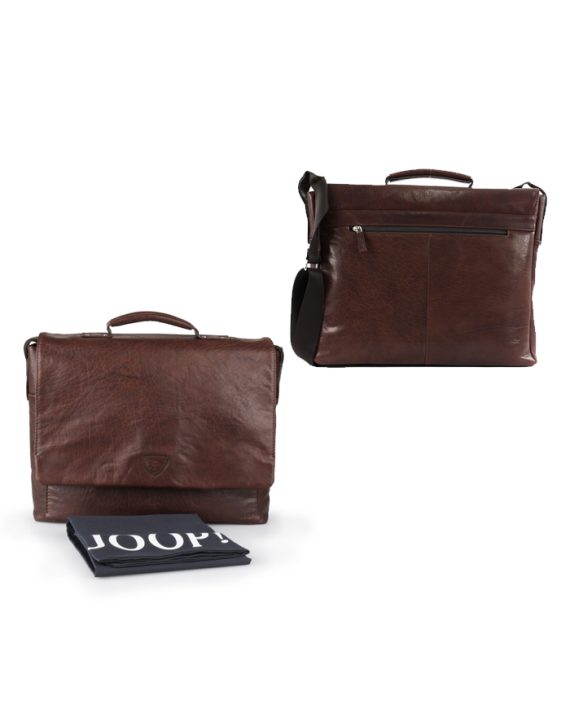 LAPTOP TORBA BRENTA KREON 16" DARK BROWN Joop!