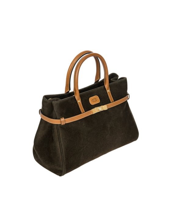 TORBA LIFE GRETA SHOPPING BAG OLIVE GREEN Bric's