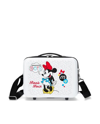 NESESER BEAUTY CASE MINNIE ENJOY THE DAY WHITE Disney