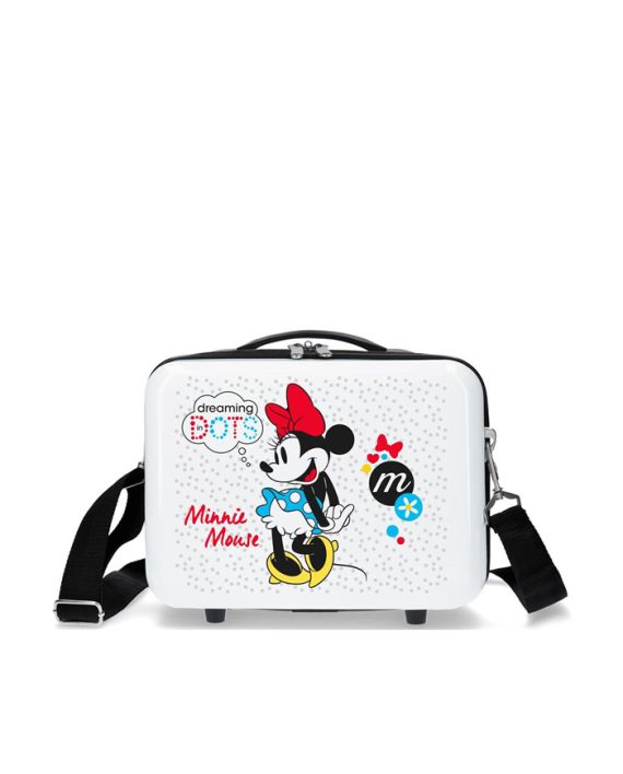 NESESER BEAUTY CASE MINNIE ENJOY THE DAY WHITE Disney