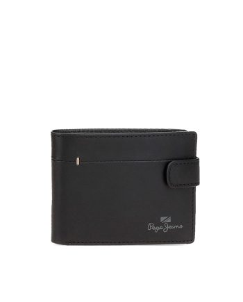 NOVČANIK STAPLE NEW ONE CLIP BLACK Pepe Jeans
