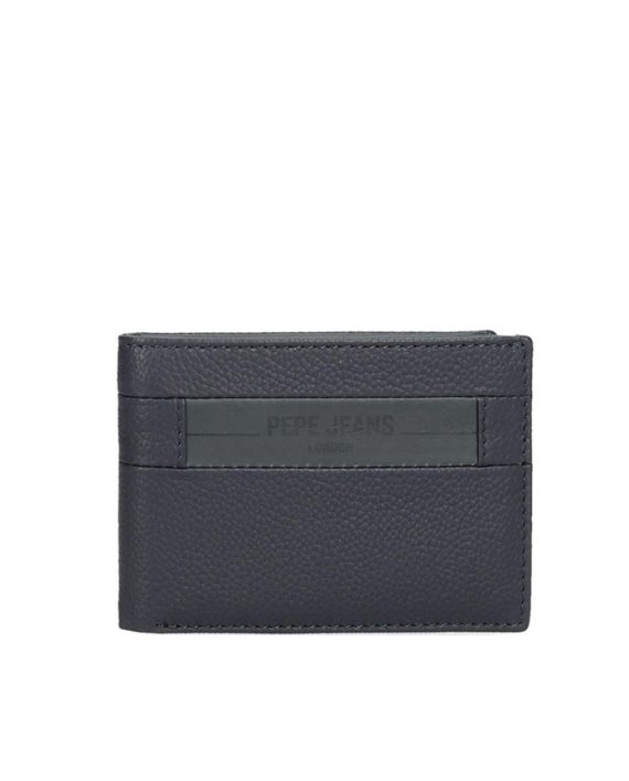 NOVČANIK CHECKBOX THE ONE HORIZONTAL BLUE Pepe Jeans