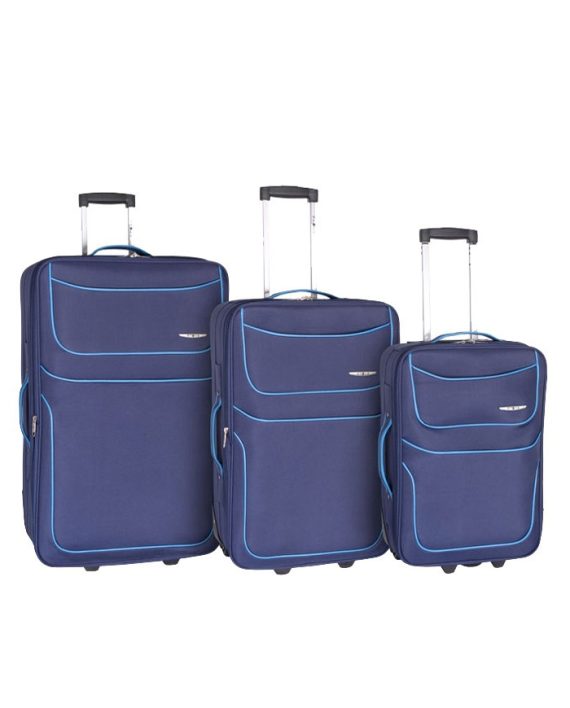 KOFER 3/1 SET BARCELONA BLUE TROLLEY ENOVA