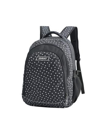 RANAC TARGET 4ZIP POP DOTS BLACK Target