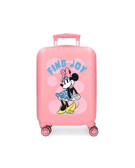 KOFER MINNIE FIND YOUR JOY PINK TROLLEY Disney