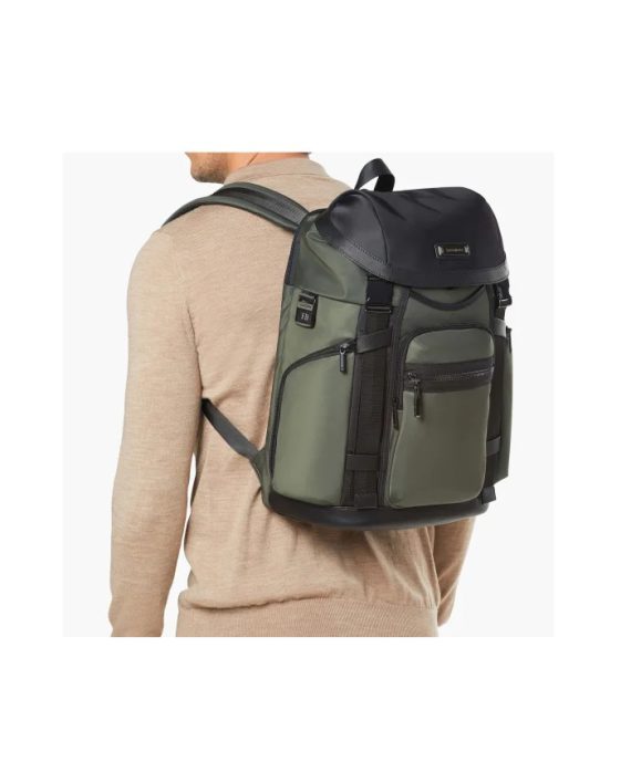 LAPTOP RANAC RELYON-BACKPACK M 15.6"+FLAP GREEN Samsonite