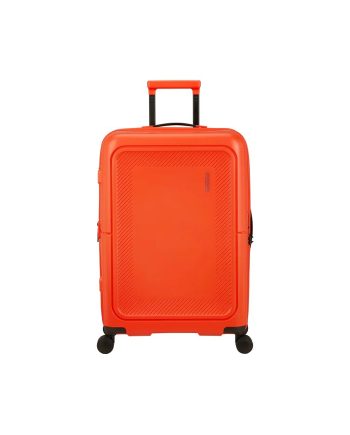 KOFER DASHPOP-SPINNER EXP M TANGERINE RED TROLLEY American Tourister