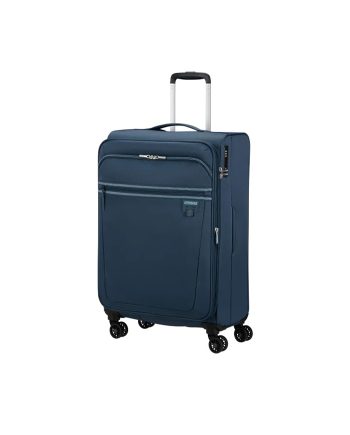 KOFER AEROSPIN-SPINNER M EXP BLUE TROLLEY American Tourister