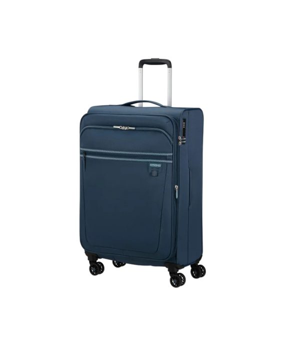 KOFER AEROSPIN-SPINNER L EXP BLUE TROLLEY American Tourister