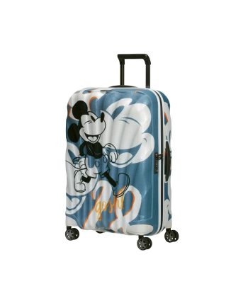 KOFER C-LITE-SPINNER MEDIUM 69/29 MICKEY ON GOSH BLUE TROLLEY Samsonite