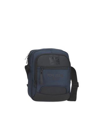 TORBA BROMLEY WIDE TAB BLUE Pepe Jeans